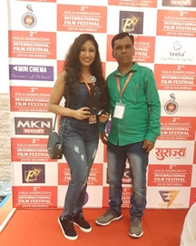 Actress Mini Bansal Honoured  At Kala Samruddhi International Film Festival 2019
