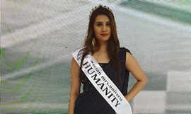 Ruby Arora Bags Title of Mrs Humanity in Guangzhou China