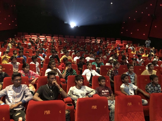 Save the Children Organized Special Screening Of Gully Boy For Street Children From Various Parts Of Mumbai at PVR Goregaon