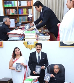 Pranab Mukherjee Appreciated The Biography of Sandeep Marwah