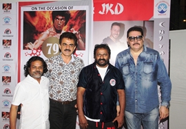 Milind Gunaji -Omkar Das Manikpuri – Shahjad Khan –  Ashok Beniwal and Vinay Anand celebrate Sijo Bruce Lee’s 79th birth anniversary with great gusto and jubilation with Cheetah Yajnesh Shetty