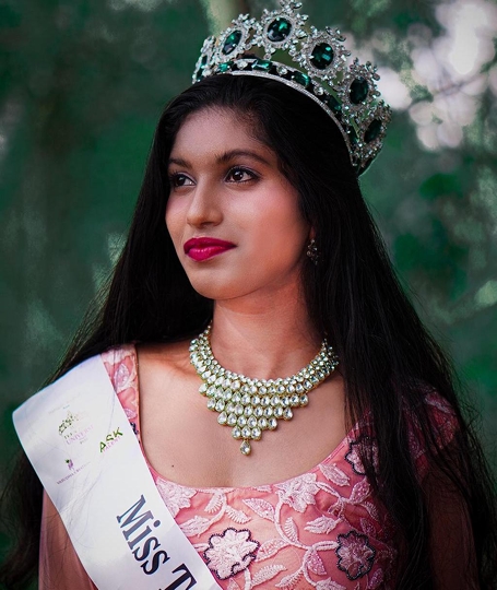 Peeli Krishna Kumar Winner Of  Miss Teen India Universe 2020  Globe A Virtual Edition Presented By Ashwin Rajput