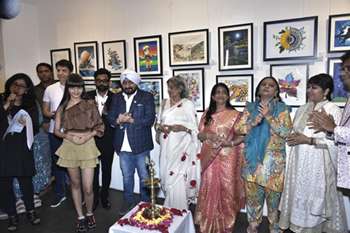 YELLOW CANVAS 2024- 4th Edition Of Group Art Exhibition Coordinated By Mr. Sohan Kumar Choudhary In Kamalnayan Bajaj Art Gallery