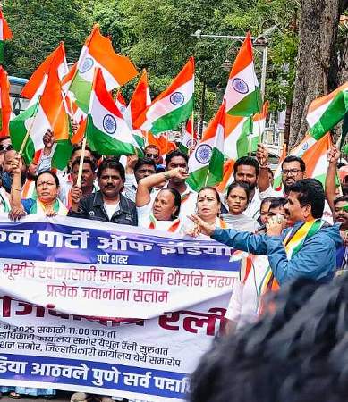 Sanghamitra Gaikwad Leads High-Energy ‘Bharat Zindabad Rally’, Pays Tribute To The Bravery Of Indian Army