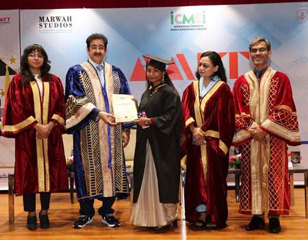 AAFT Celebrates Convocation Of Its 124th Batch At Marwah Studios