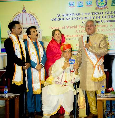 Eminent Scientist H. E Prof. Dr. Madhu Krishan Honoured As Chief Guest At MIT World Peace Dome, Pune