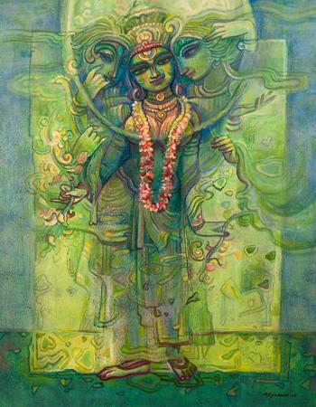 “RELATIONS” An Exhibition Of Paintings & Drawings By Renowned Artist Sajal Kanti Mitra At Jehangir Art Gallery