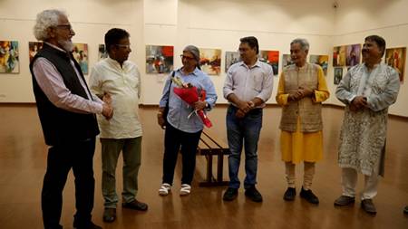 “FOUR VISIONS – ONE EXHIBITION” Art Exhibition By 4 Renowned Artists In Nehru Centre Art Gallery